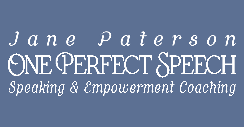 One Perfect Speech